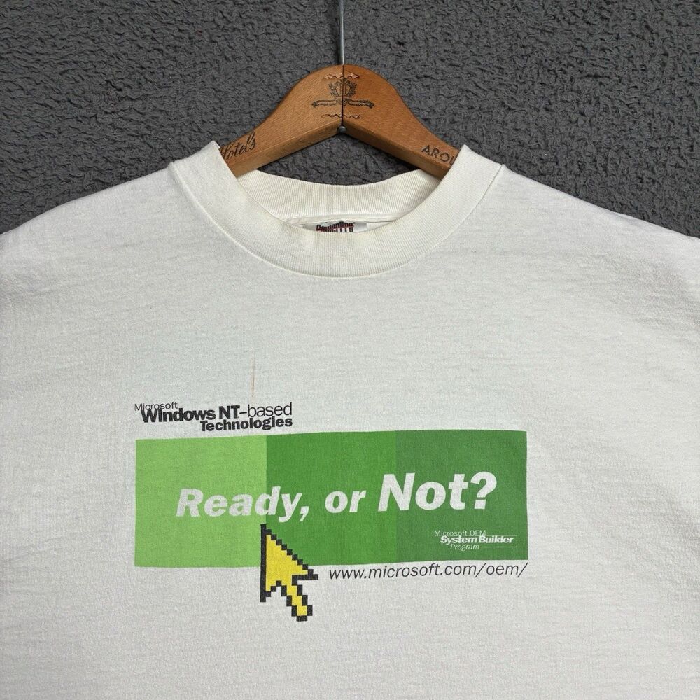 Vintage Microsoft Windows 2000 T-Shirt Men’s Size XL  Promo Single Stitch Oneita